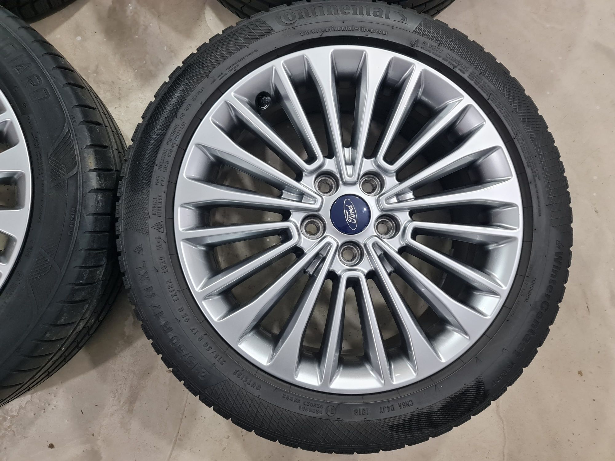 Jante 17 originale Ford Focus MK4 2018,  7Jx17, ET50, 5x108, senzori.