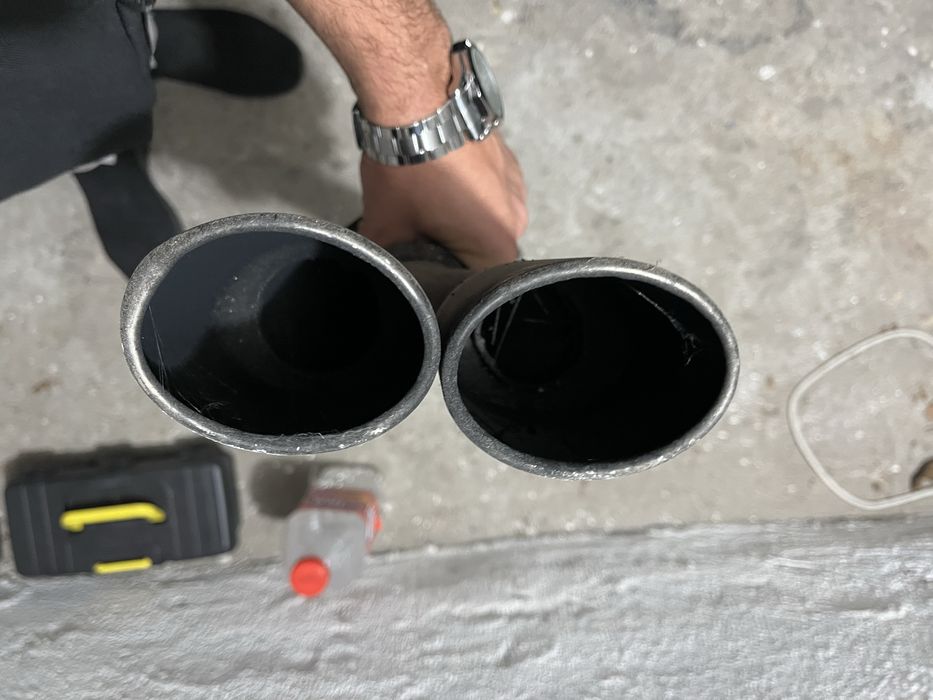 Право гърне със двоен накрайник