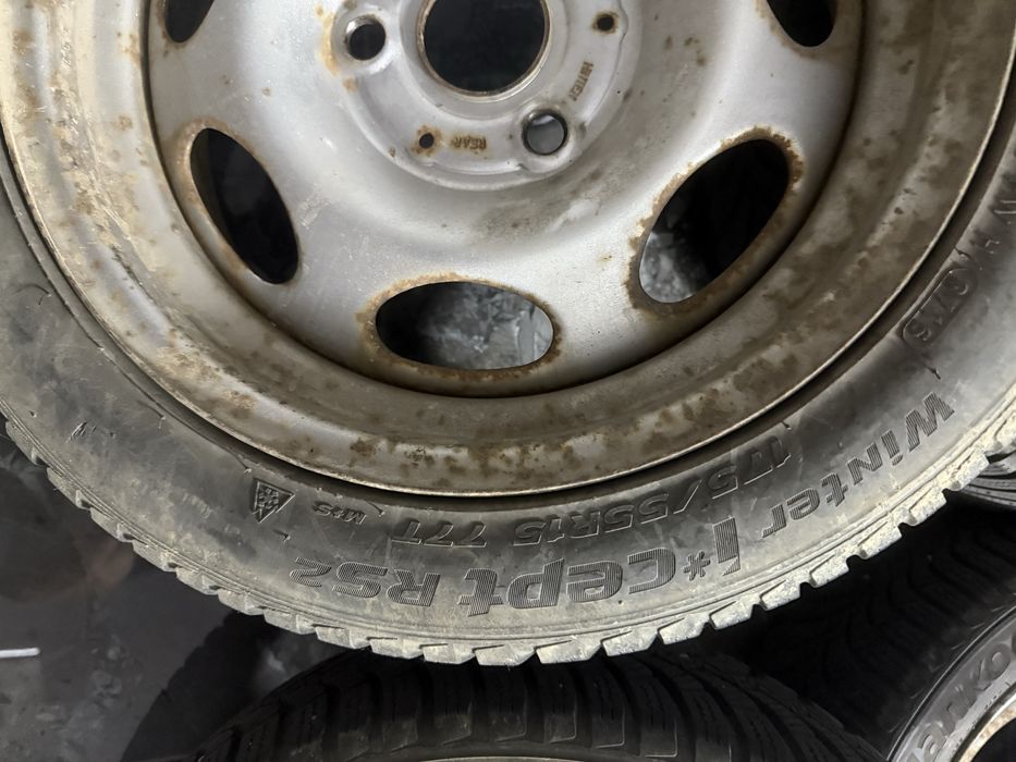 Jante de tabla cu anvelope de iarna smart fortwo