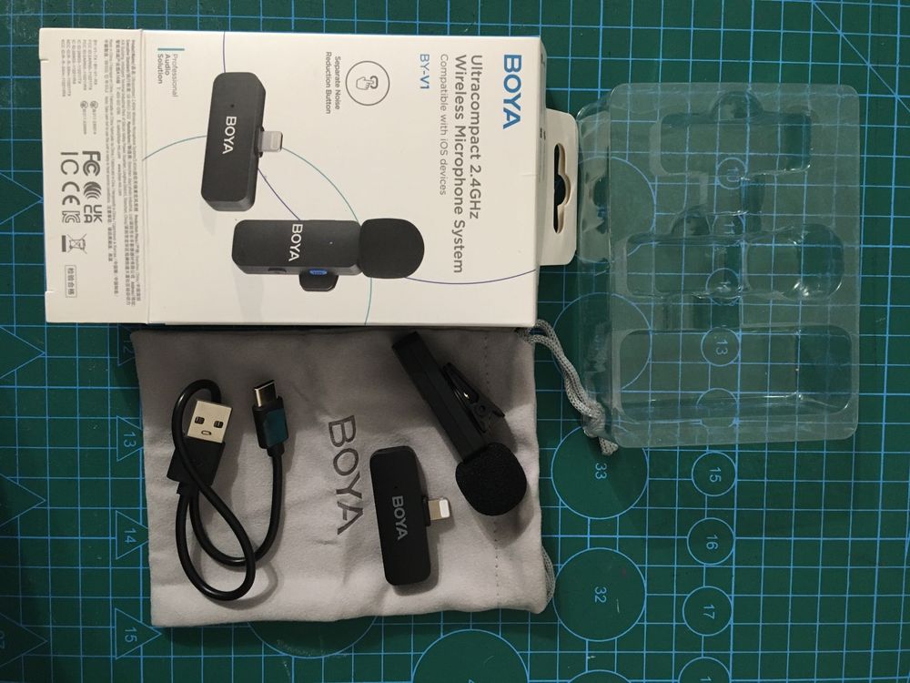микрофон BOYA беспроводной петличный для iPhone