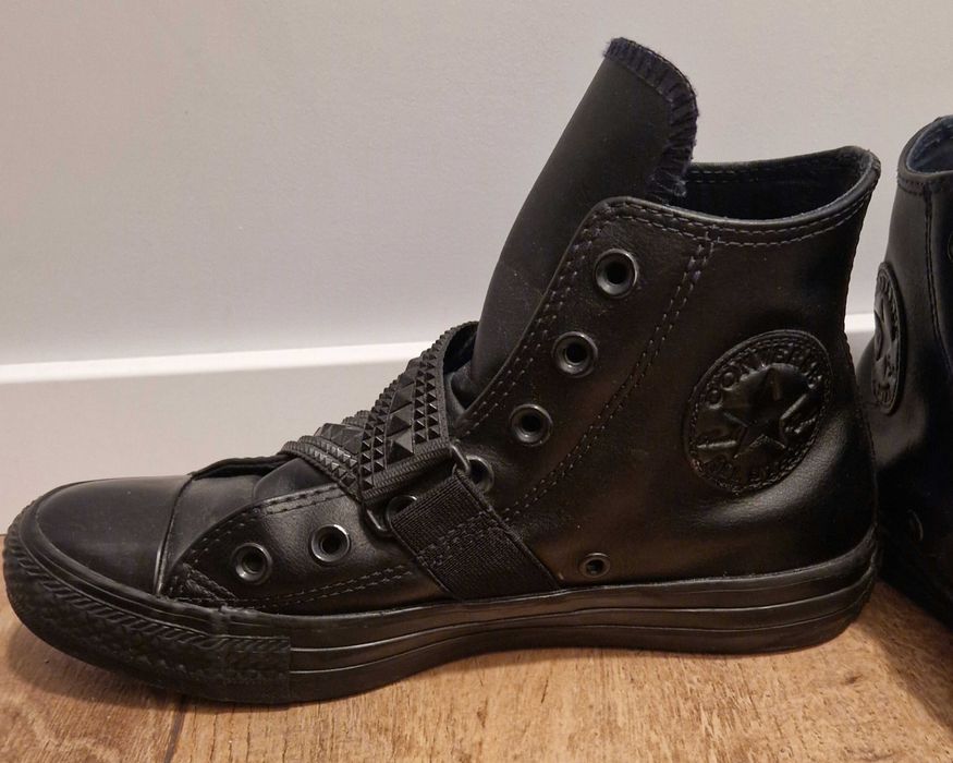 Черни равни кецове Converse 37.5