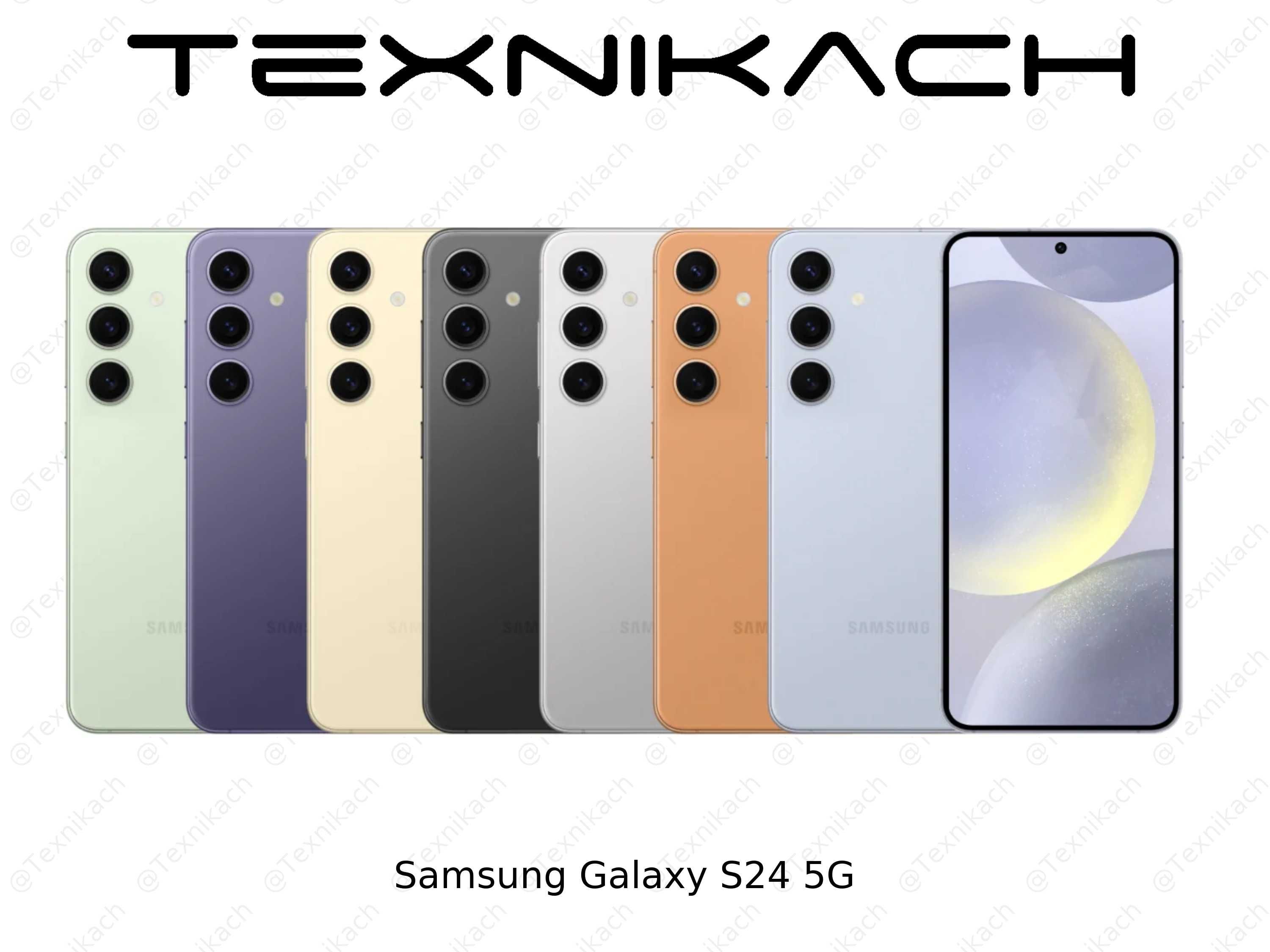 Новый •Samsung Galaxy S24 5G •8/128 •8/256 • 
12/256 •8/512 • Доставка