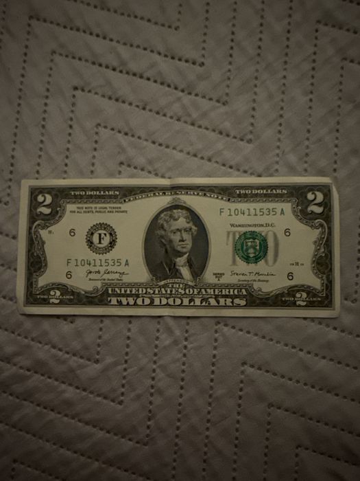 Bancnota de 2 dolari