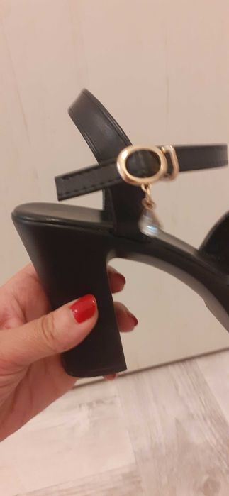 Sandale negre mas 38