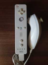 Set Wii Remote + Nunchuck Nintendo