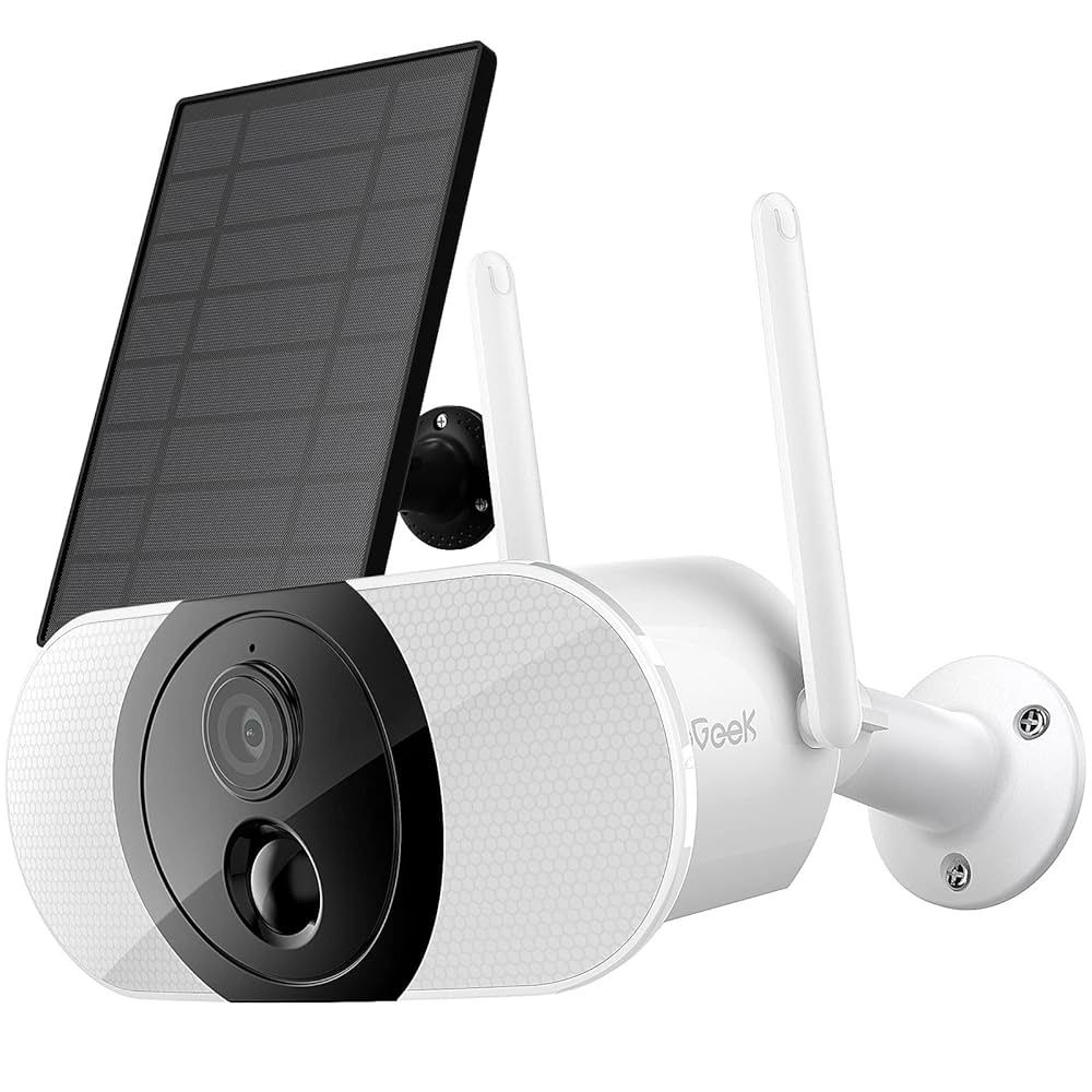 ieGeek IP Соларна, HD външна прожекторна камера ZS-GX5S, соларен панел