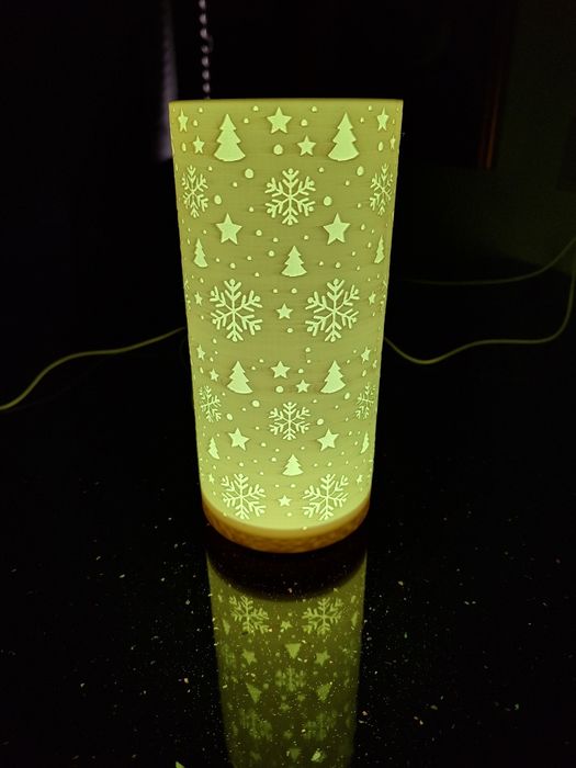 Коледна нощна лампа