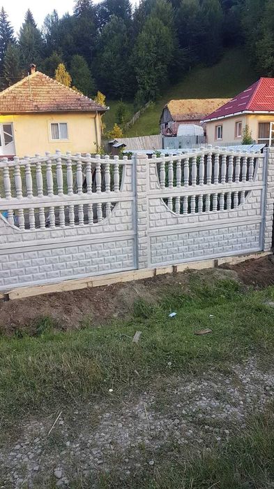 Garduri si porti din sipca, fier forjat, BCA, tabla, plasa, placi