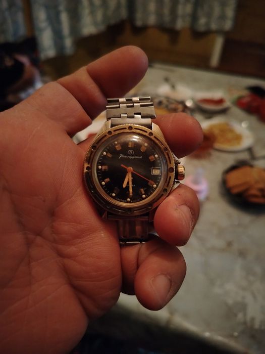 Часы Командырские 17 камней Механические