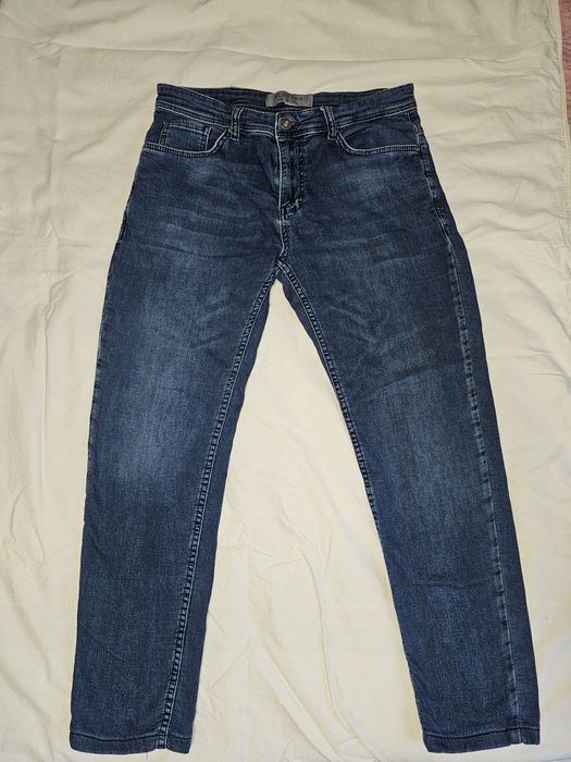 Мужские Джинсы (Темно-синий деним)
