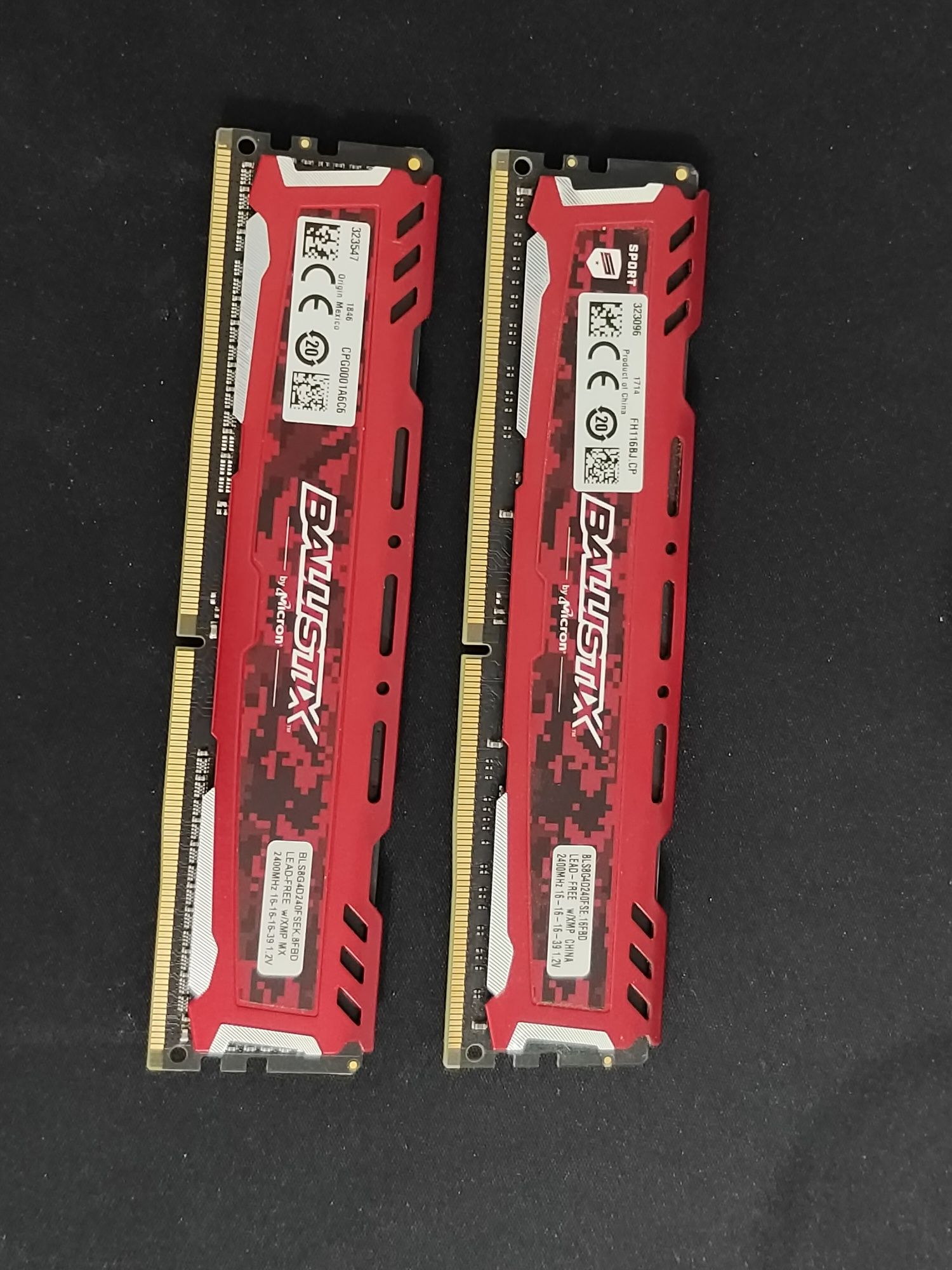 Memorie ram CRUCIAL Ballistix 16 gb 2400 Mhz dual channel