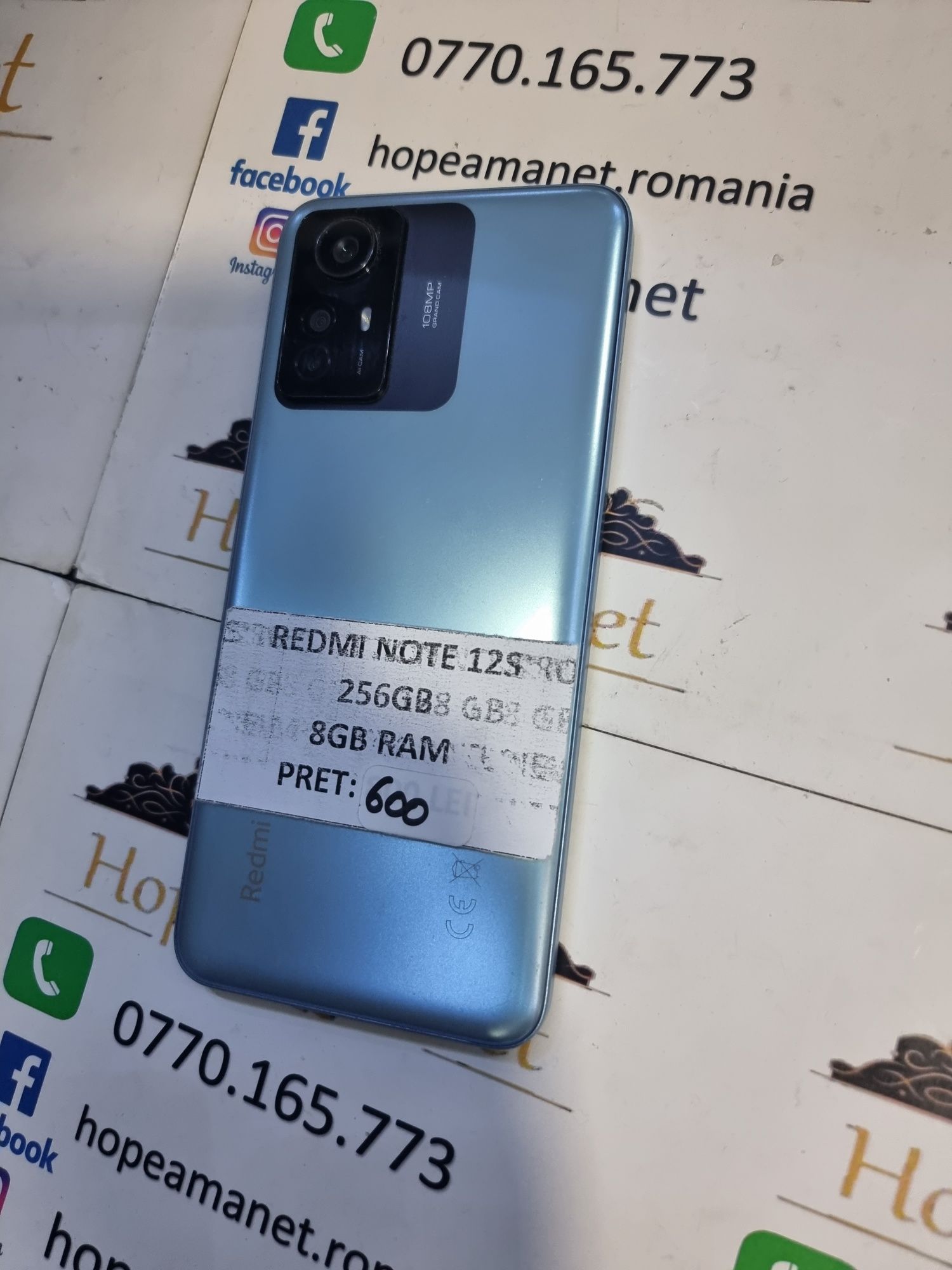 Hope Amanet P6 Redmi Note 12s 256 gb