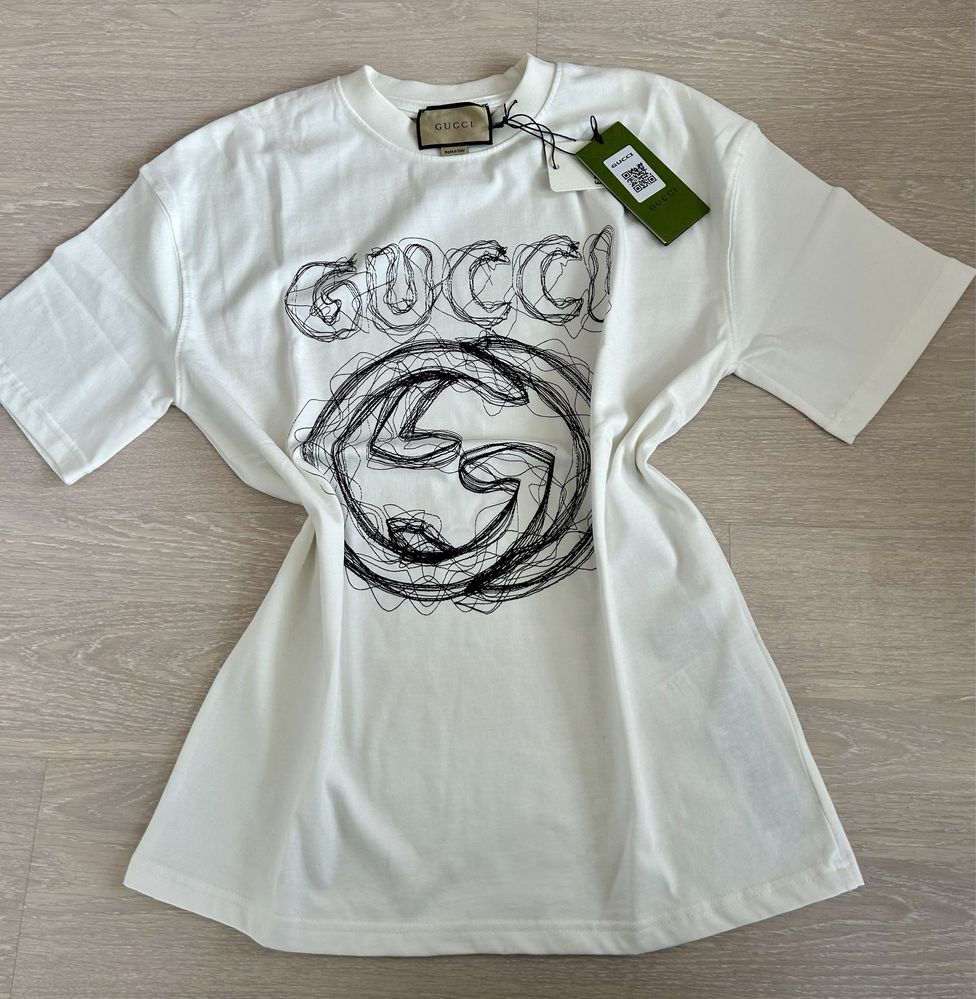 100 % Памук Тениска Gucci