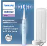 Philips Sonicare 6100 електрическа четка за зъби-син цвят,калъф