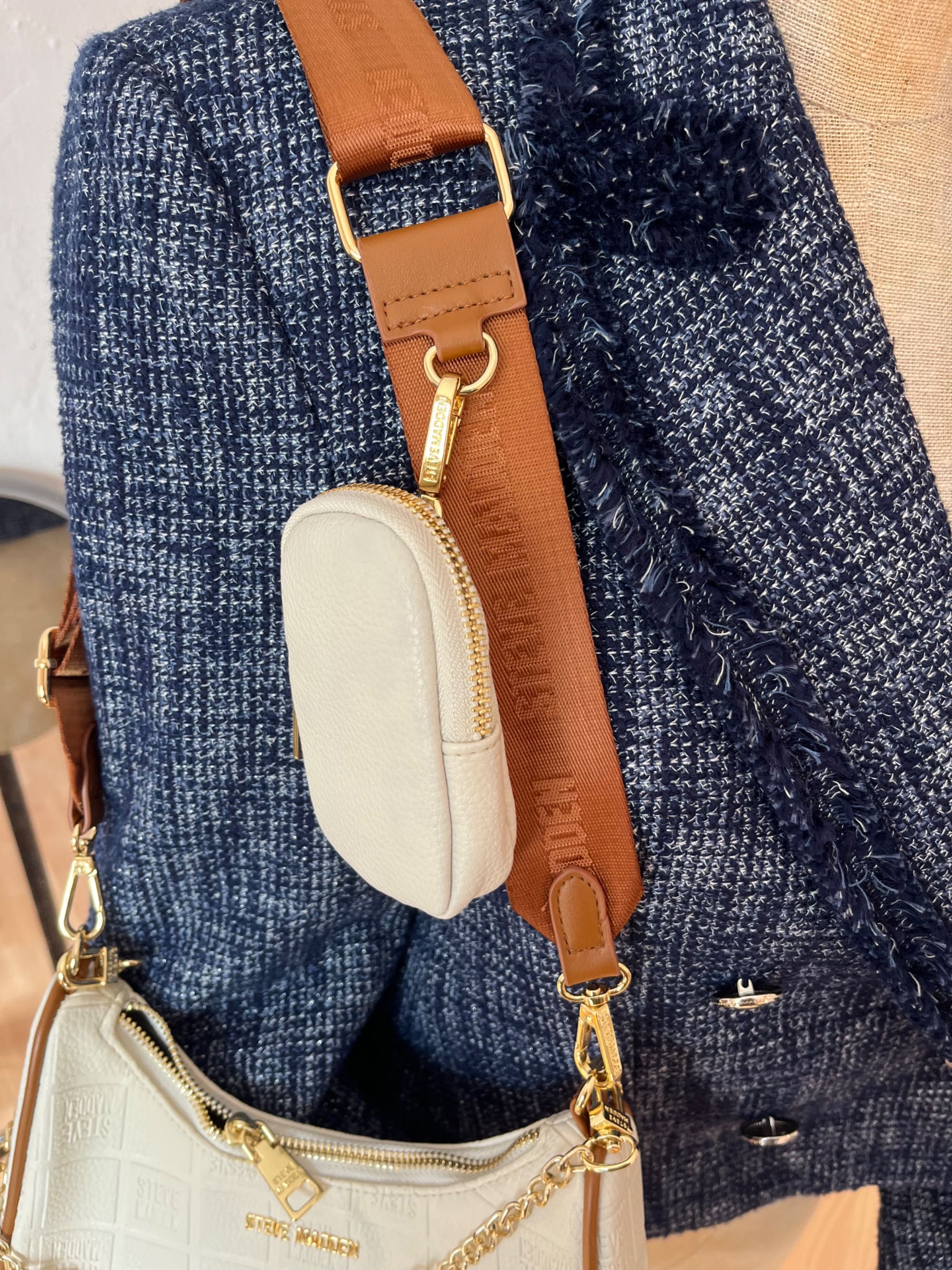 Светла чанта Steve Madden