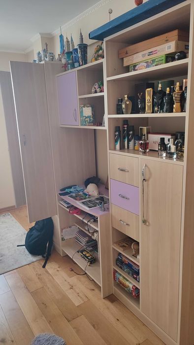 Мебели за детска стая (секция, ракла, легло)