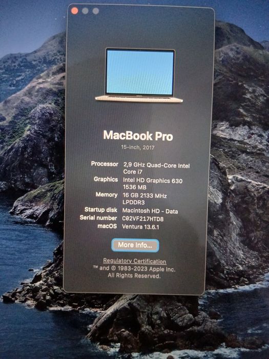 Macbook Pro 15 dyum
