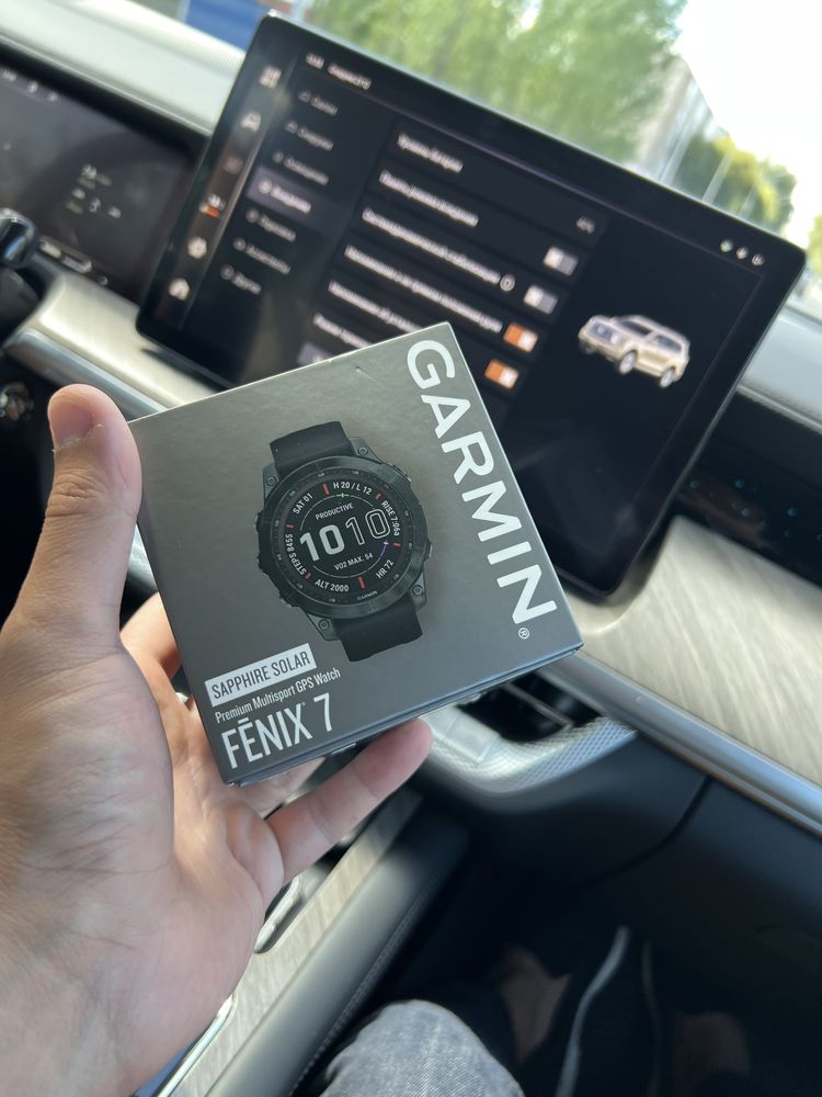 Новые Смарт-часы Garmin Fenix 7X Sapphire