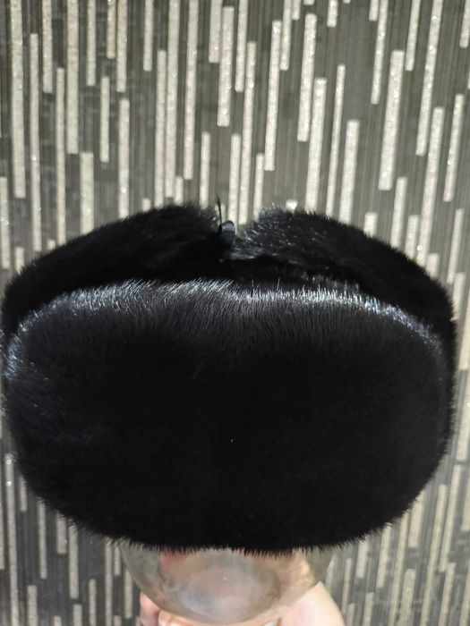 Норковая шапка ушанка