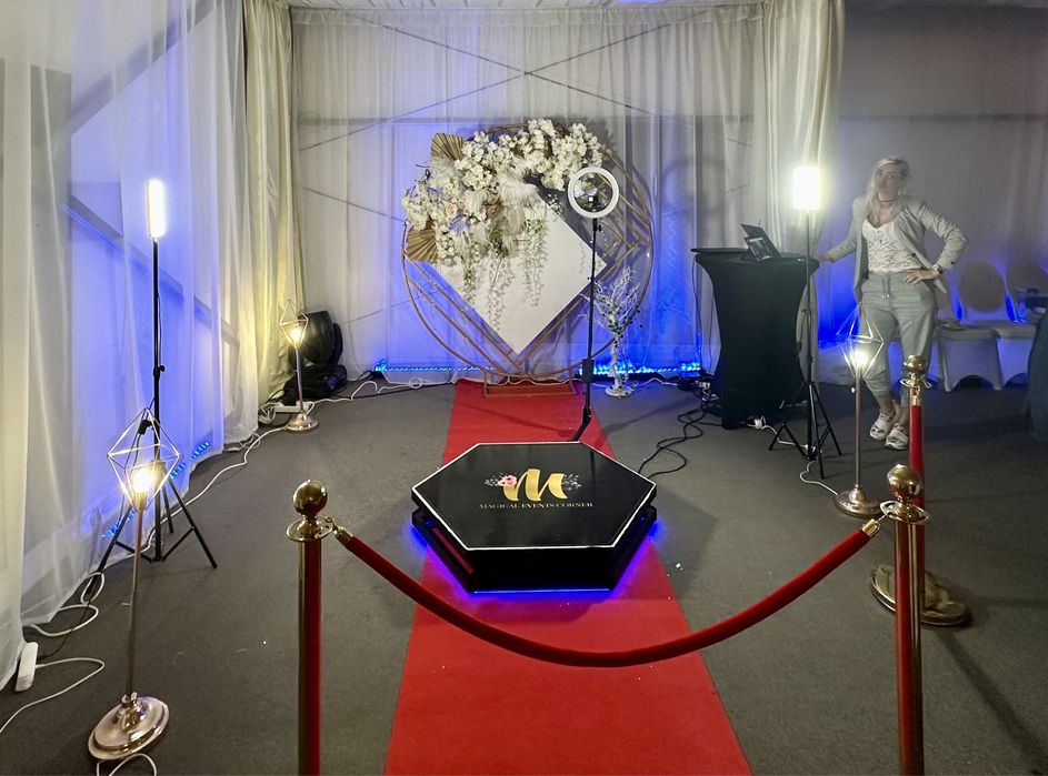 360 Video Booth Selfie / Oglinda foto, Cabina foto