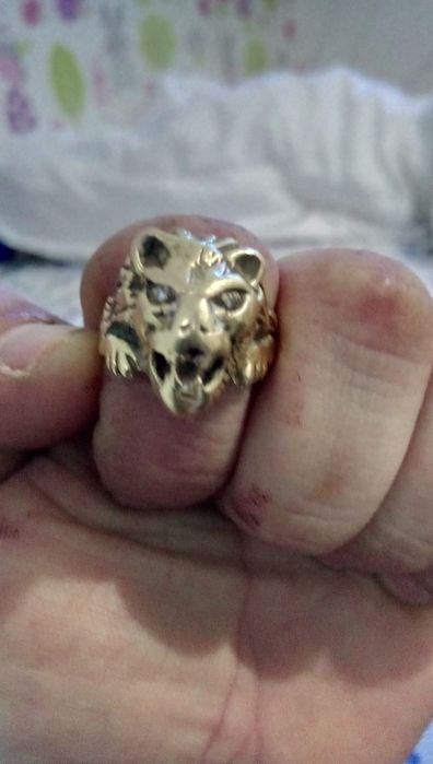 Inel aur 18k plus diamante foarte rar ..