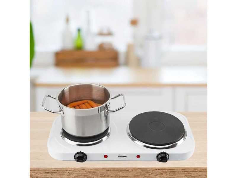 Котлон от Неръждаема Стомана с Две Плочи Tristar KP-6245, 2500W