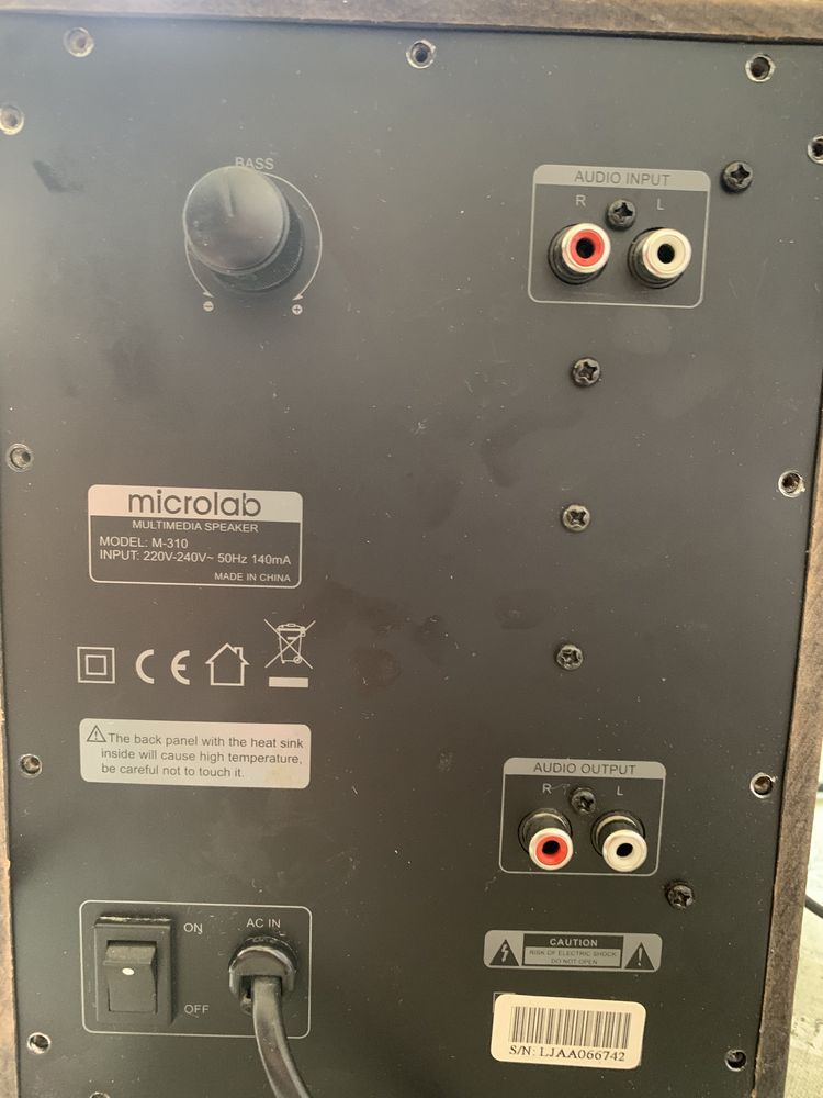Продаю microlab bluetooth сабвуфер колонки