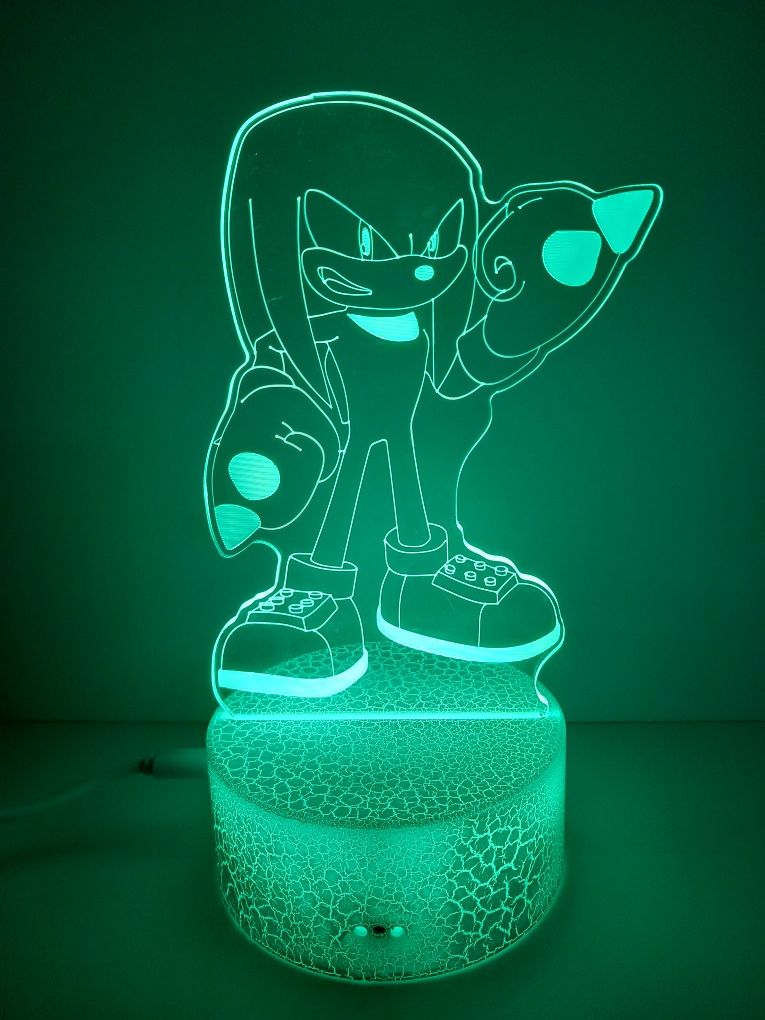 Jucarie Lampă de veghe Sonic led 3d