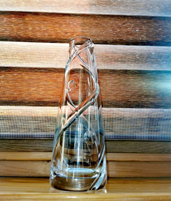 Ваза кристална STUART Crystal AURA VASE от JASPER CONRAN 20см височина