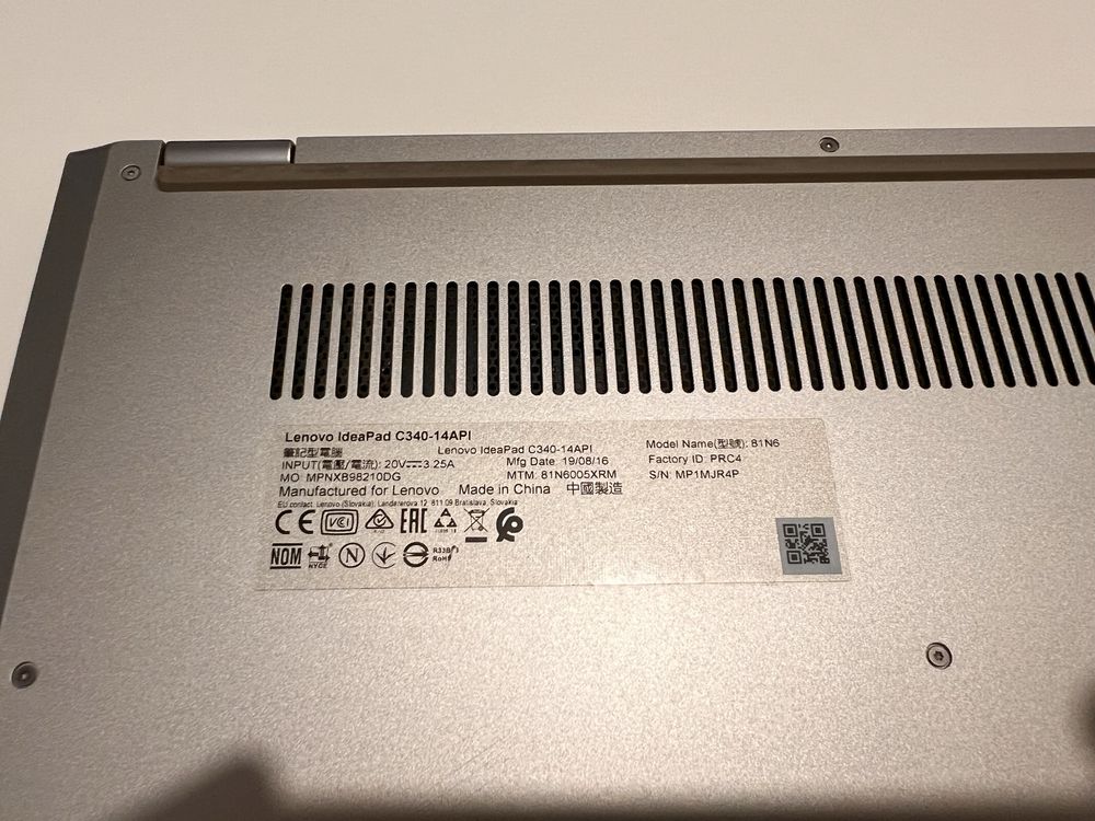 Laptop Lenovo Ideapad C340 Touchscreen