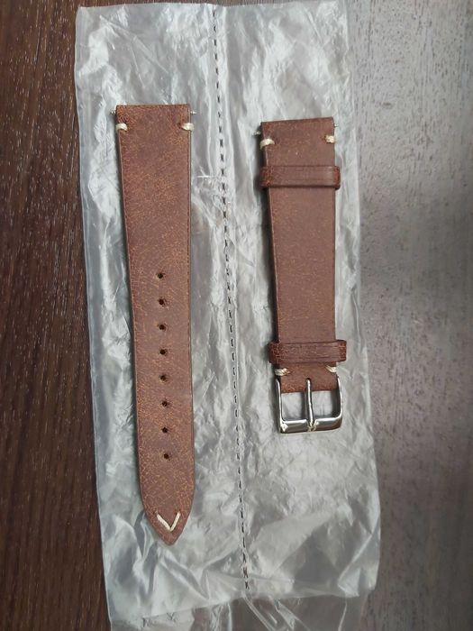 Curea de ceas din piele latime 20mm, produs Alpha made in Italia