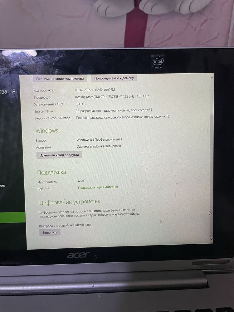 Acer Aspire SW5-012P