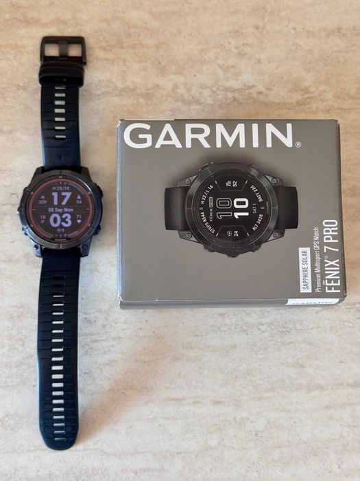 Smartwatch  Garmin Fenix 7 pro Solar Sapphire