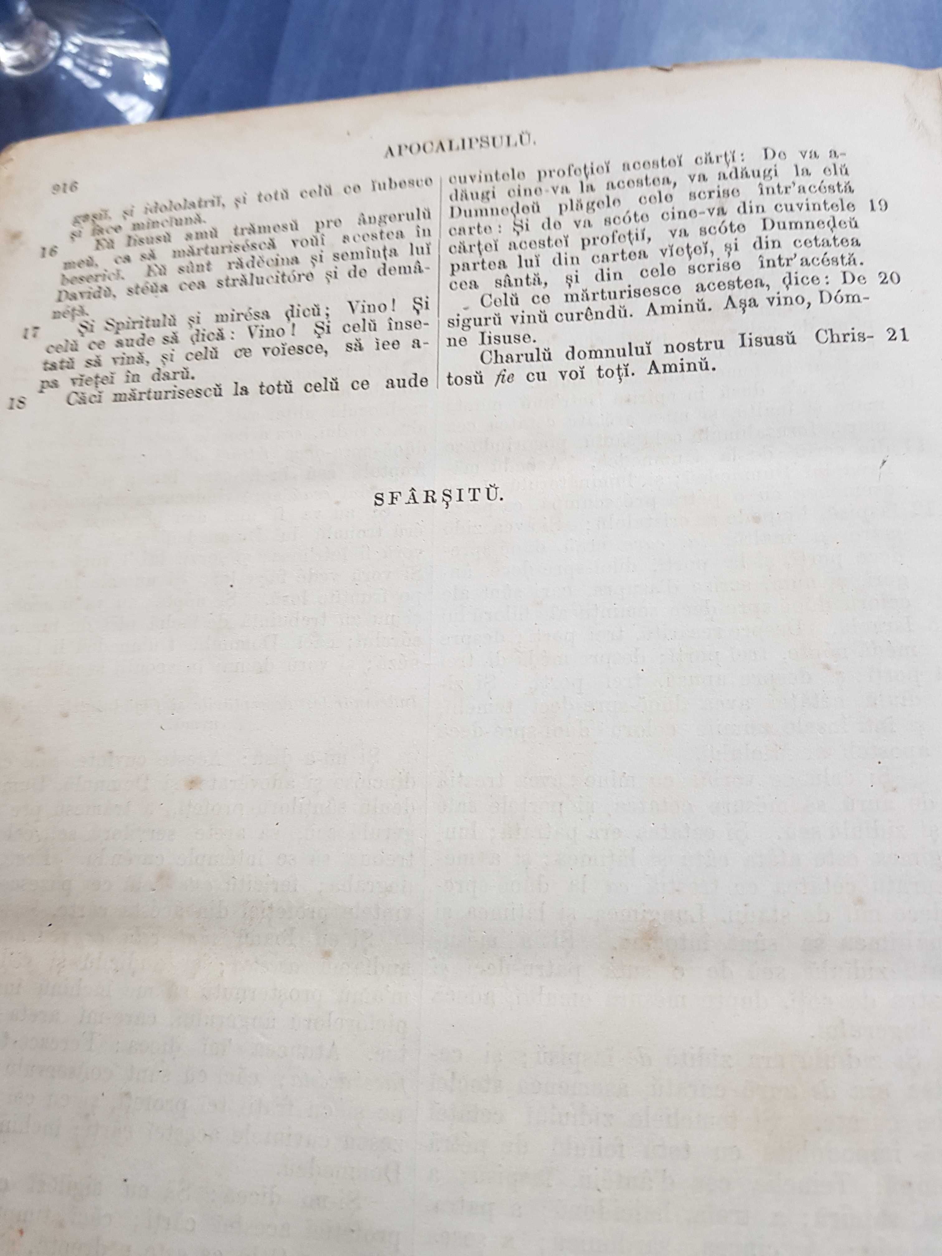 Sfânta Scriptură  , Iași  1874