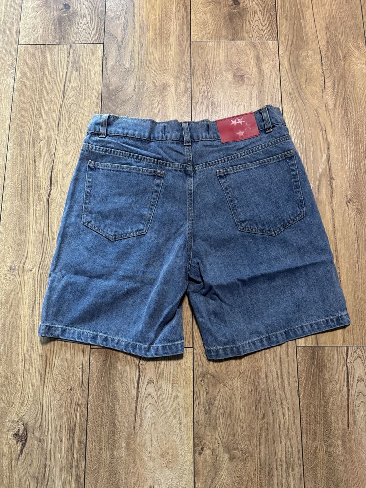 Sp5der White Logo Jorts