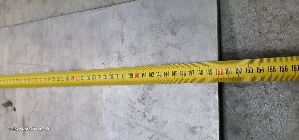 Rampa inox 150x80x12,5