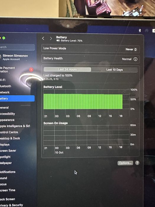 Mac Book Air M2  /4цикъла на батерията