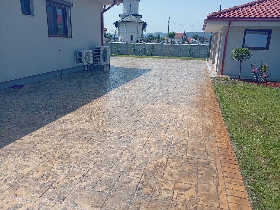 Beton amprentat Râmnicu Vâlcea, București, Teleorman,Olt , Dolj Gorj.
