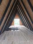 Case modulare pe structura metalica, cabane tip A la cheie