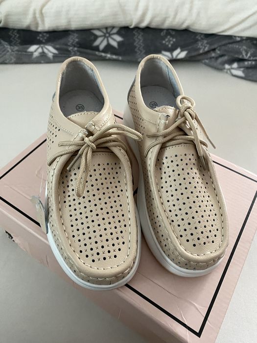 Mocasini damă/Pantofi cu șiret piele Zappatos