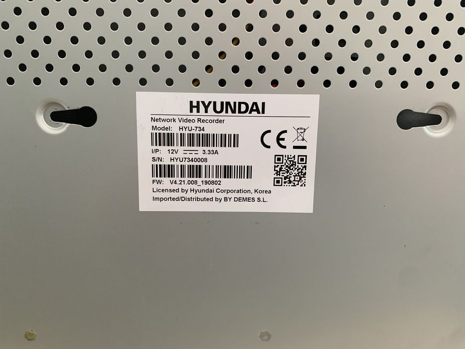 NVR IP Hyundai hyu-734 16 canale Camere Supraveghere HDMI 4K VGA