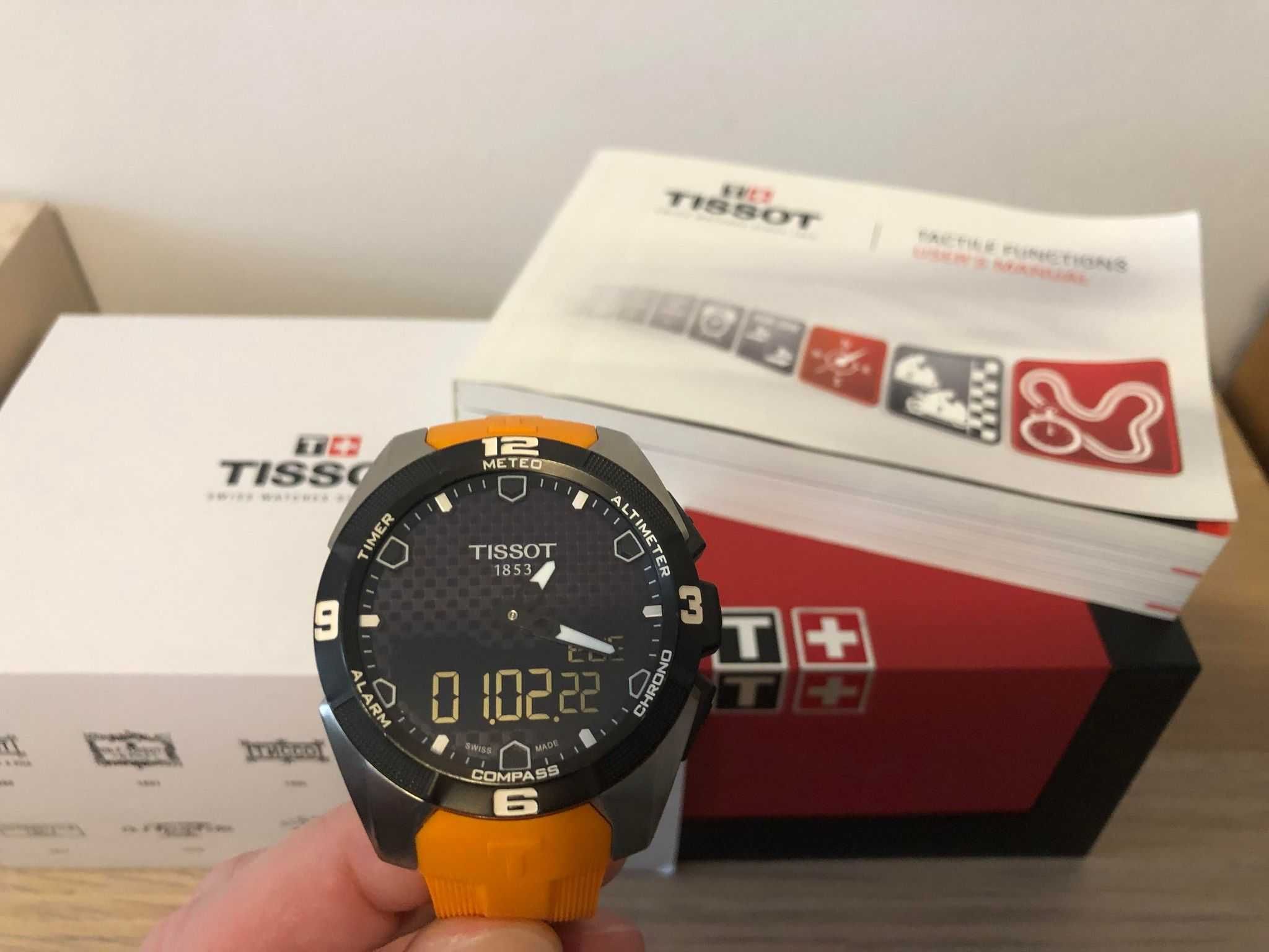 Tissot T-Touch Solar Expert Titanium Orange Strap