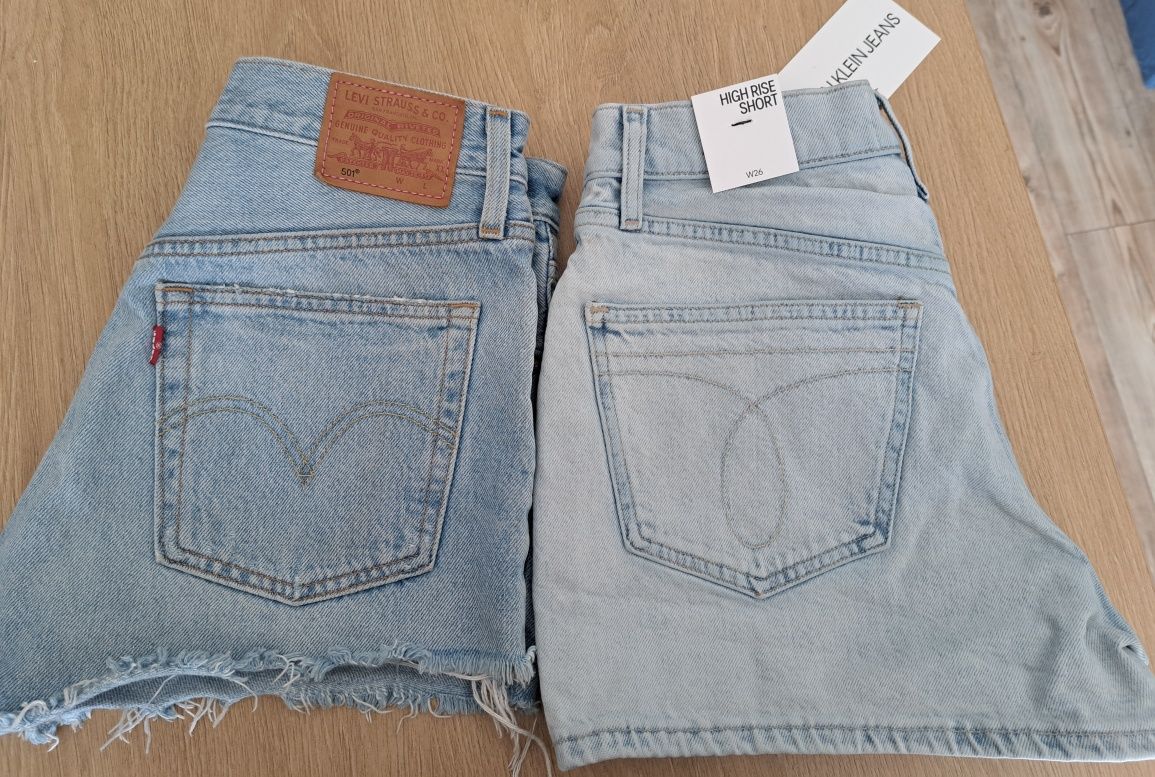 Нови дамски дънки Levi's и Calvin Klein 26