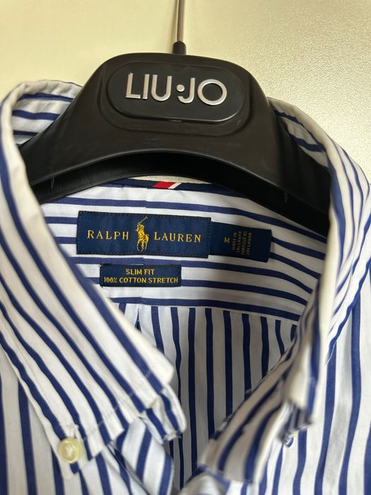 RALPH LAUREN риза рае бяло и синьо