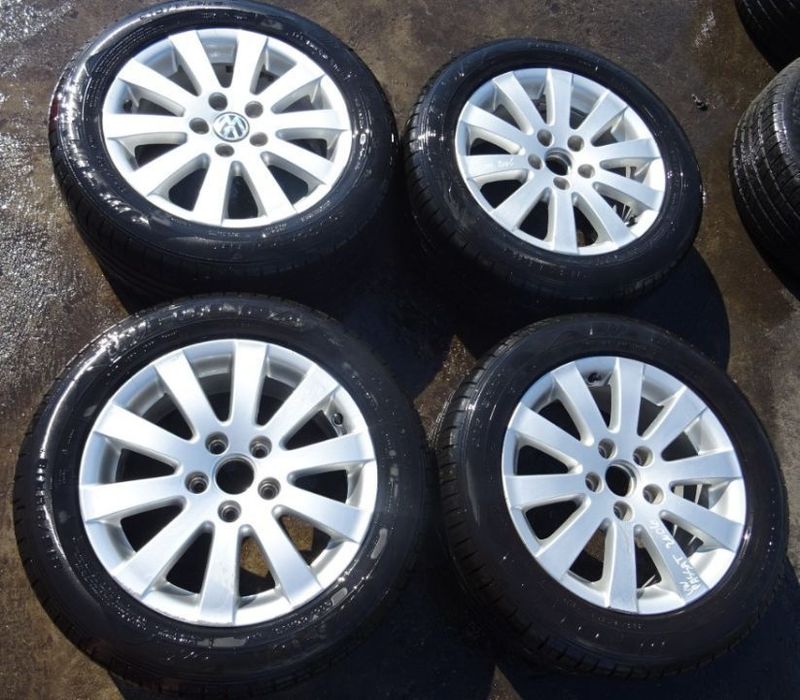 Jante aliaj Volkswagen Passat R16 7Jx16H2 ET45 cu cauciuc 215/55 R16