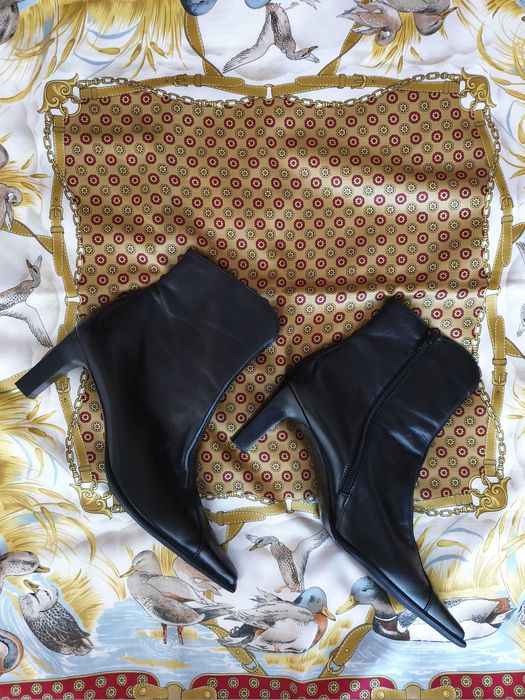 Botine cizme toc piele naturala Paul Green Zara Musette