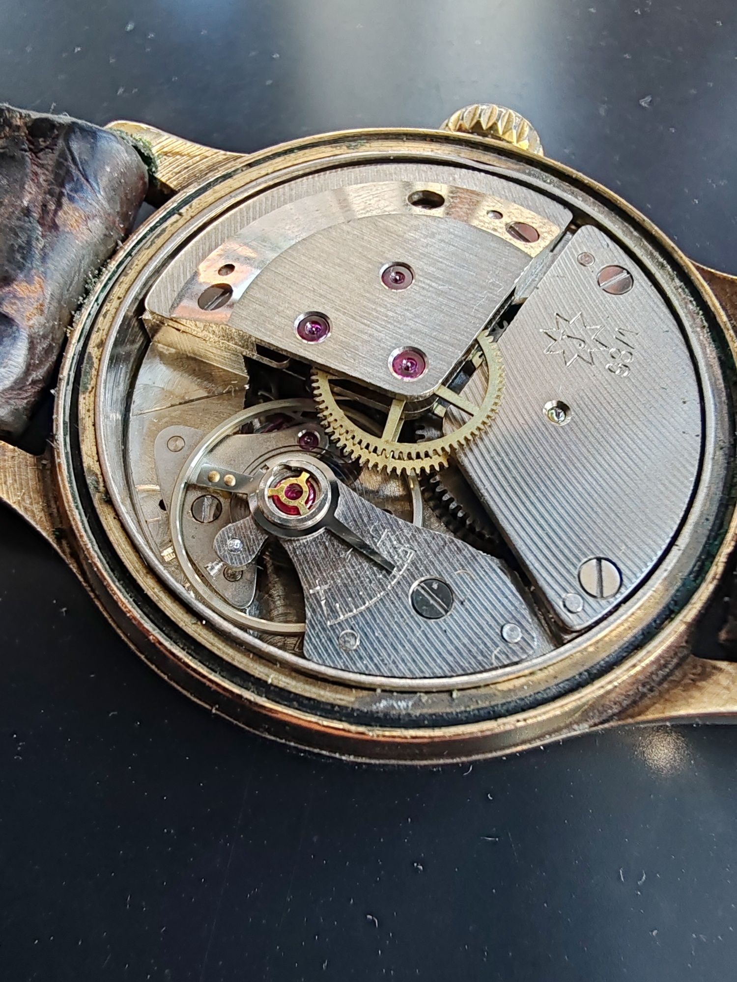 Ceas Junghans Mecanic Placat cu aur 20 microni