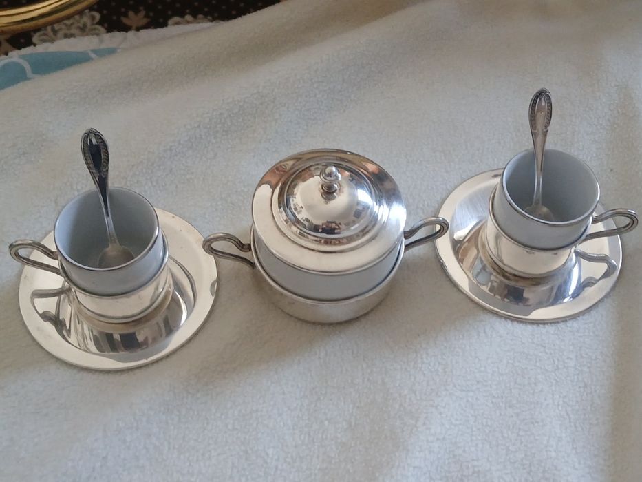 Set cafea argint