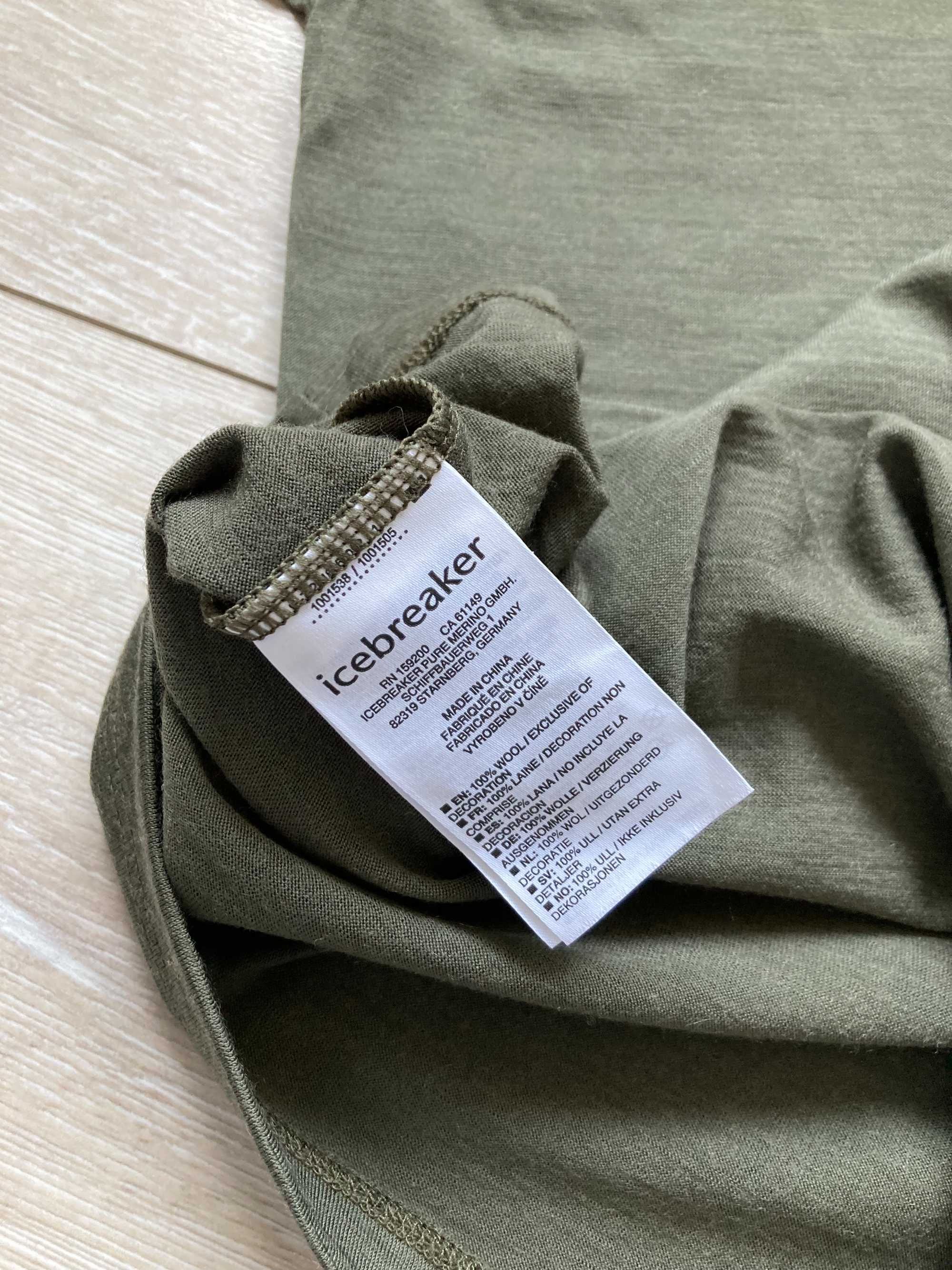 Icebreaker Merino Wool 200 женска мерино вълна блуза фланела размер L