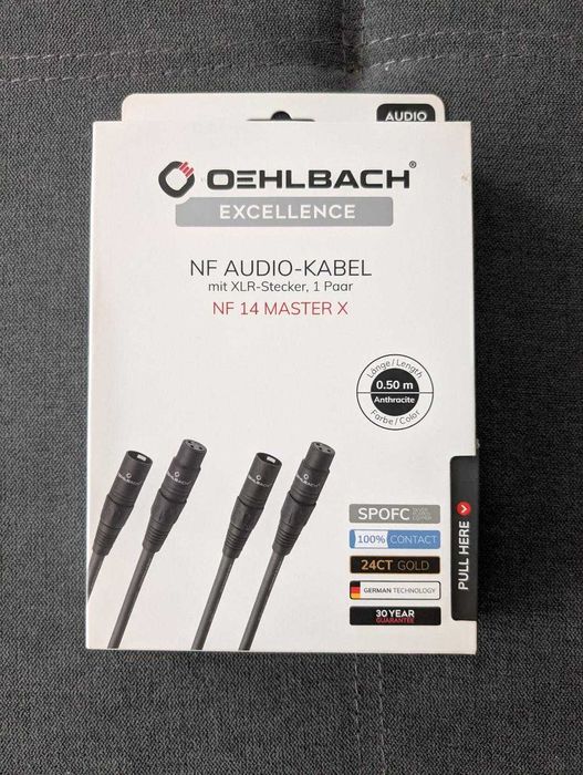 Pereche cabluri XLR Oehlbach NF 14 Master X